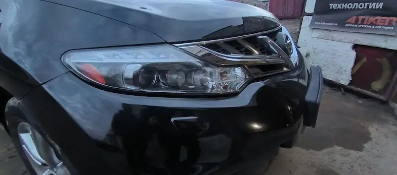 Результат полірування фар Mazda 6 Львів - фото до/після