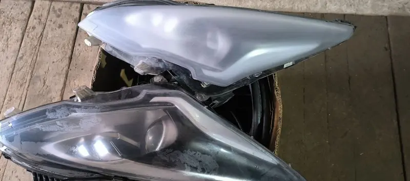 Полірування скла фари Nissan Qashqai Львів - 3-етапна система